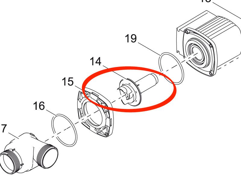 Ersatzrotor AquaMax Eco Pre. 4000-8000