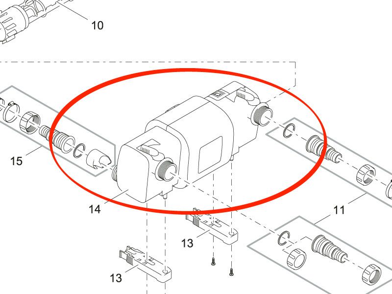 Ersatz Gehäuse Bitron C 72 / 110