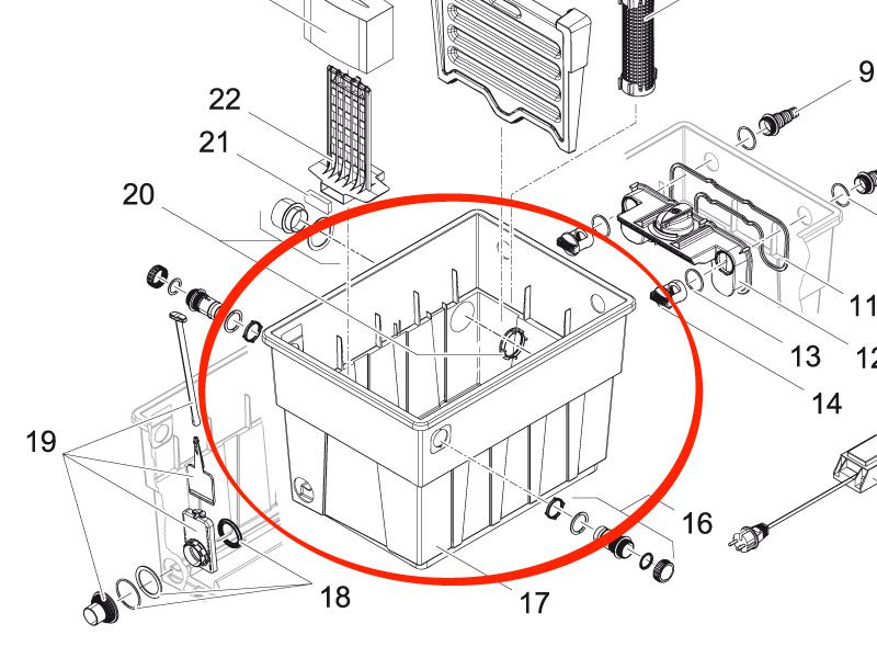 Behälter BioTec 12 gestanzt