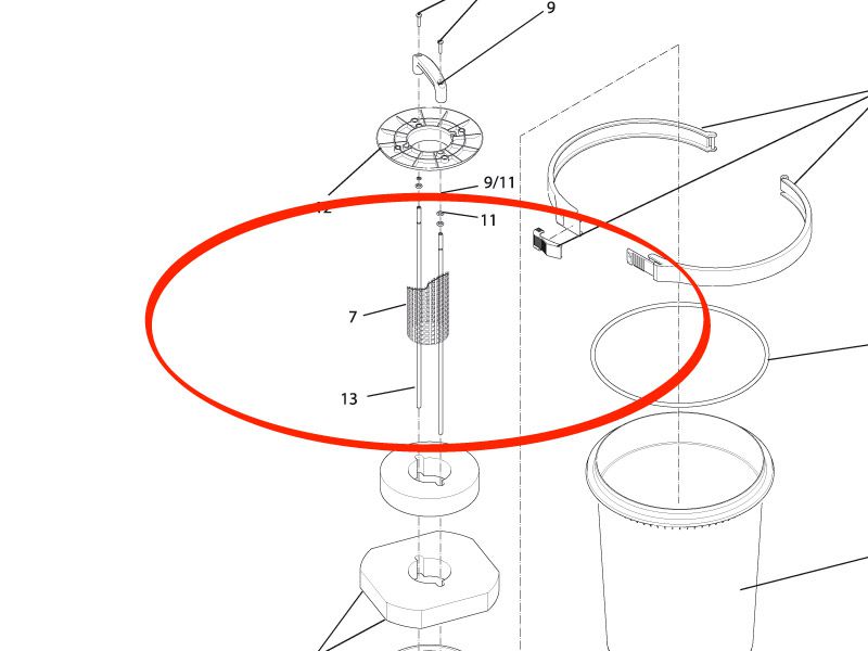 Reinigungsstange FiltoClear 15000-30000