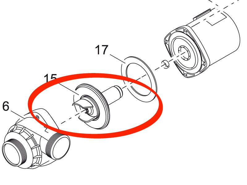 Ersatzrotor AquaMax Eco Pre. 12000-16000