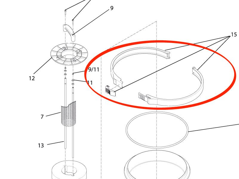 BG Spannring Druckfilter